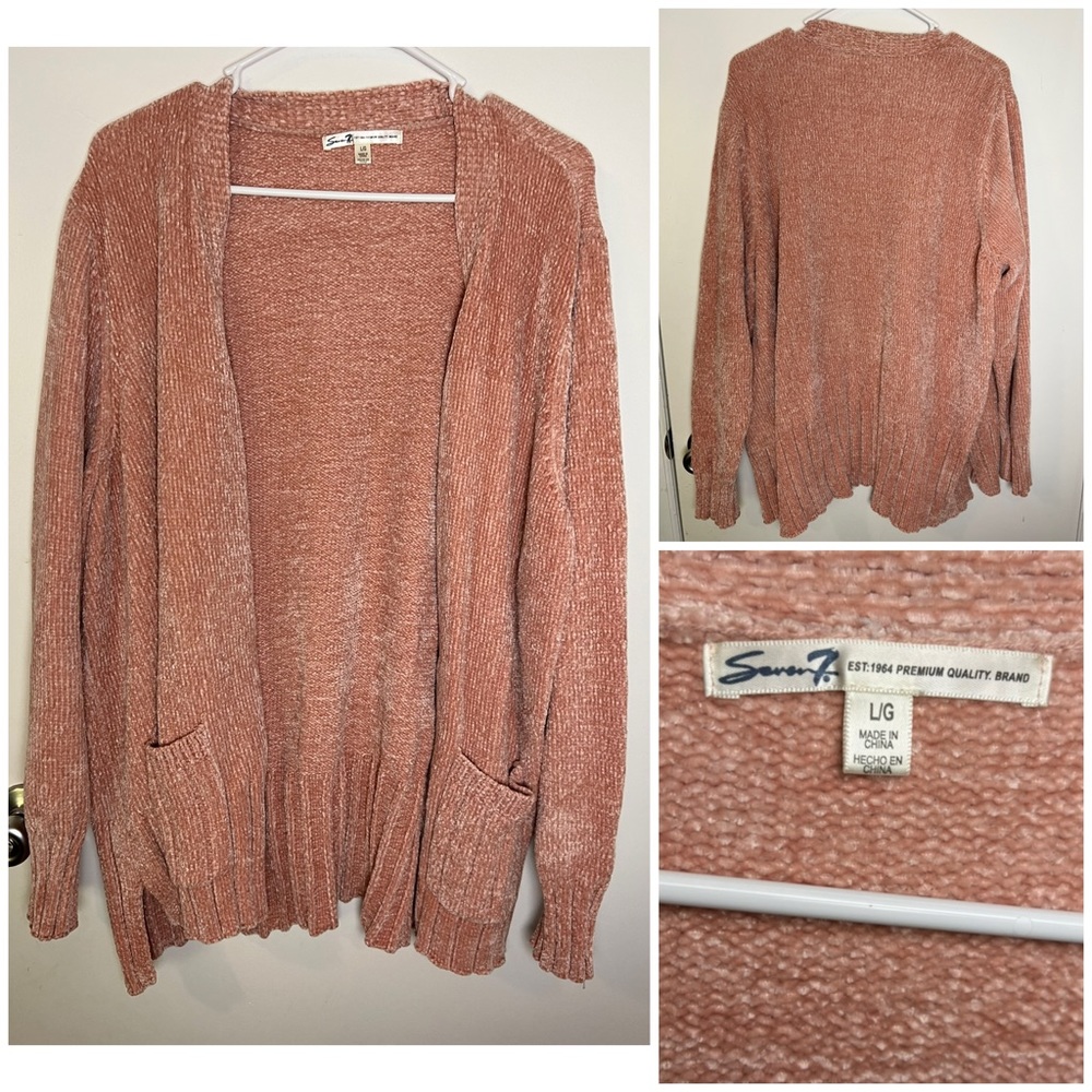 Pink cardigan